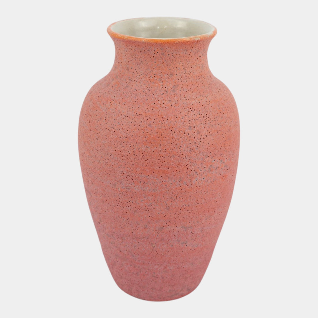 Door Studio Scott Draves Art Pottery Red Volcanic Glaze Hand Thrown Ceramic Vase