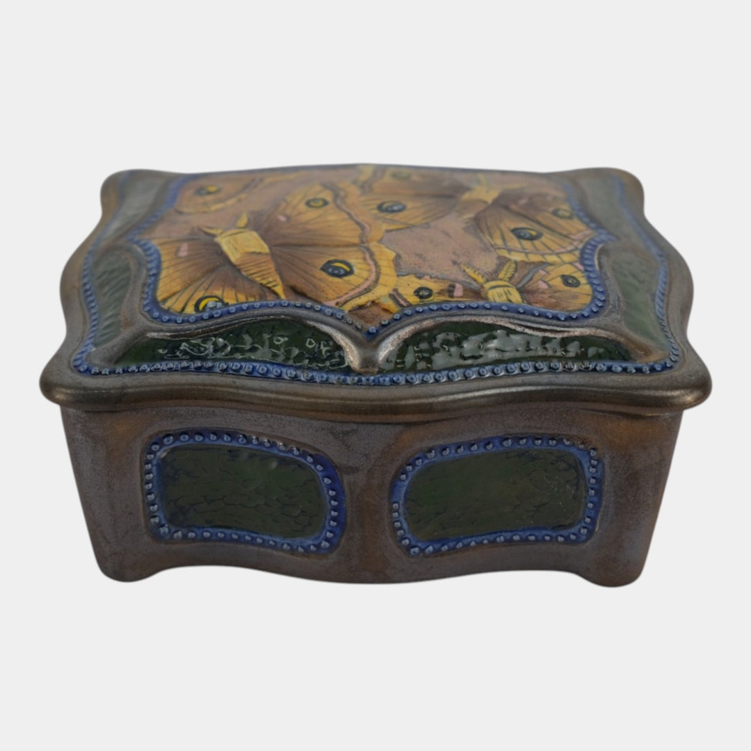 Calmwater Designs Stephanie Young Studio Art Pottery Moth Ceramic Box 5