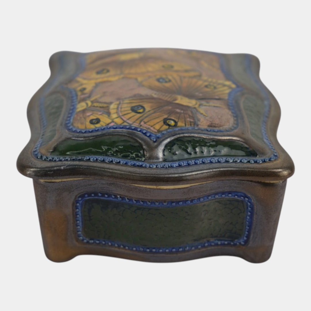 Calmwater Designs Stephanie Young Studio Art Pottery Moth Ceramic Box 5