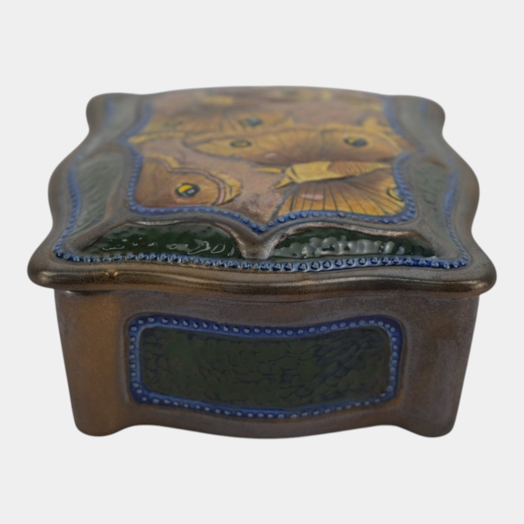 Calmwater Designs Stephanie Young Studio Art Pottery Moth Ceramic Box 5