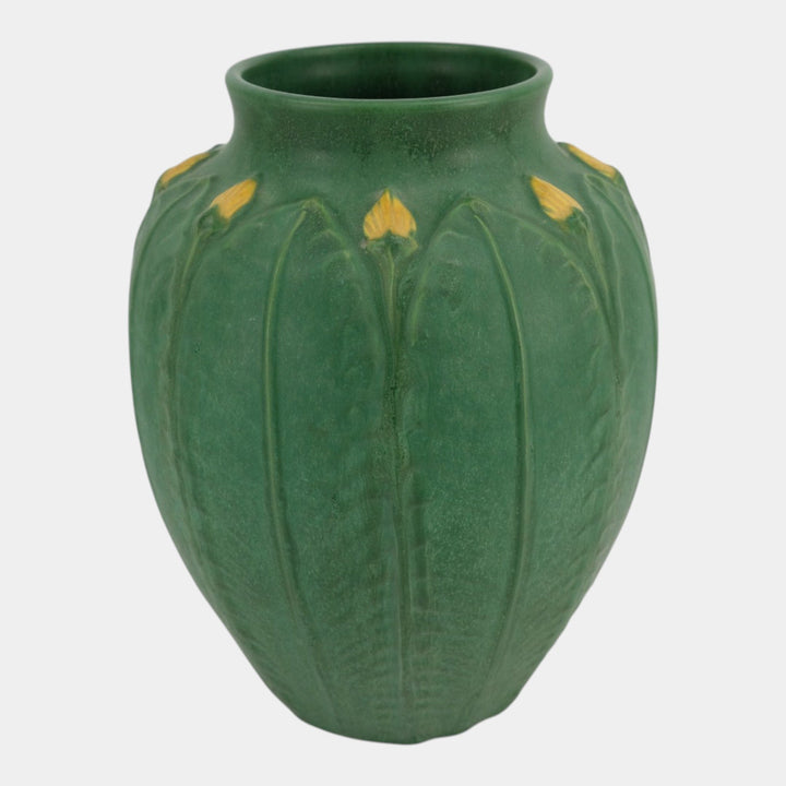 Ephraim Faience Pottery 1996 Grueby Matte Green Primrose Vase 716 Scott Draves