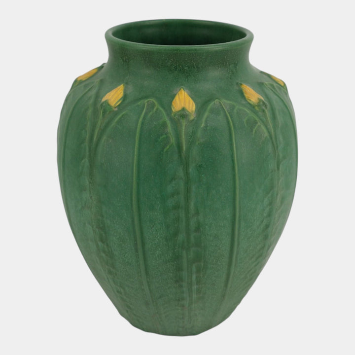 Ephraim Faience Pottery 1996 Grueby Matte Green Primrose Vase 716 Scott Draves