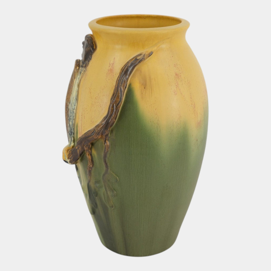 Ephraim Faience 2003 Limited Edition Hand Made Art Pottery Falcon Bird Vase 301