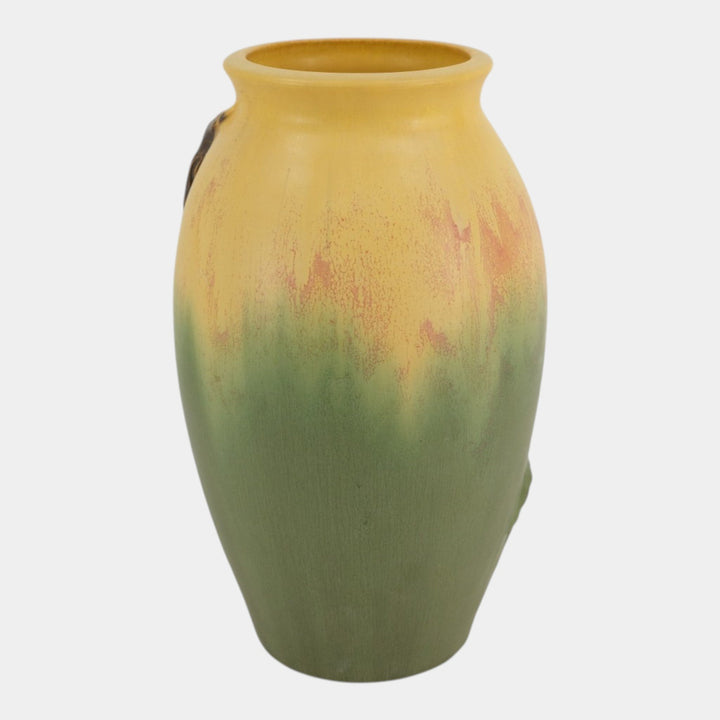 Ephraim Faience 2003 Limited Edition Hand Made Art Pottery Falcon Bird Vase 301