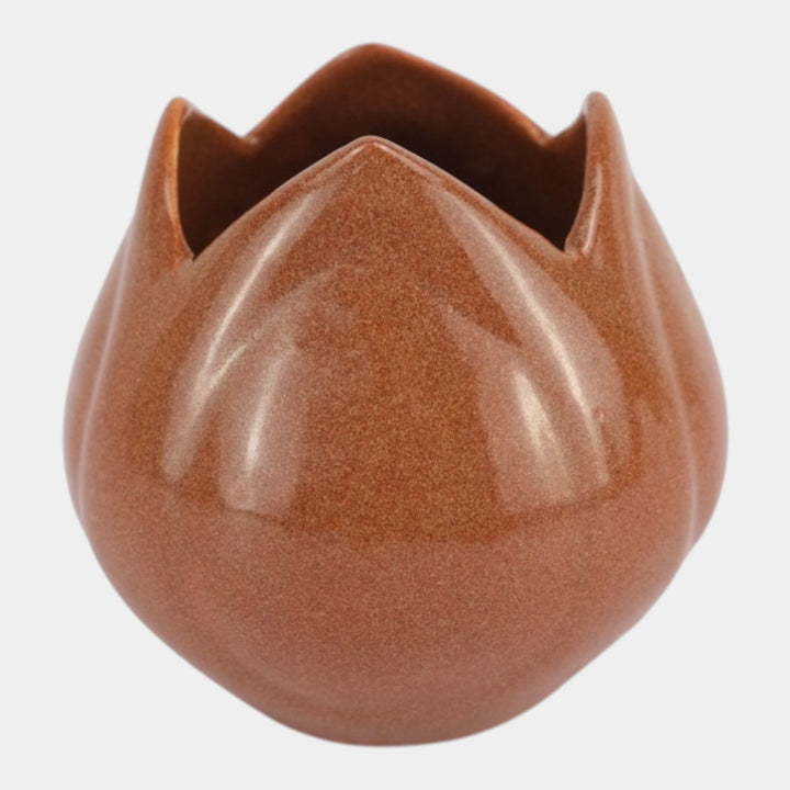 Van Briggle Gold Ore Glaze 1956 Vintage Art Pottery Ceramic Tulip Vase