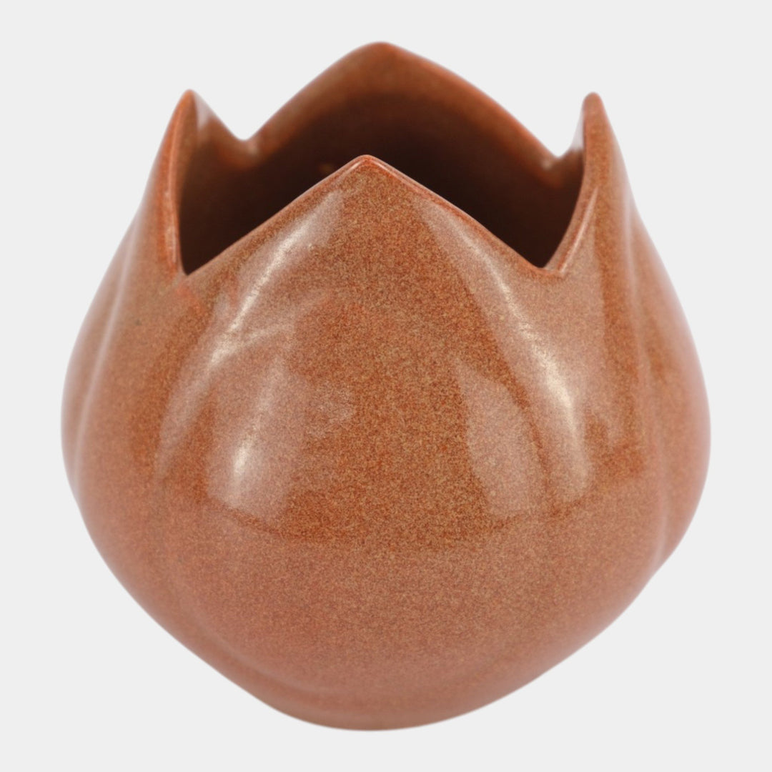 Van Briggle Gold Ore Glaze 1956 Vintage Art Pottery Ceramic Tulip Vase