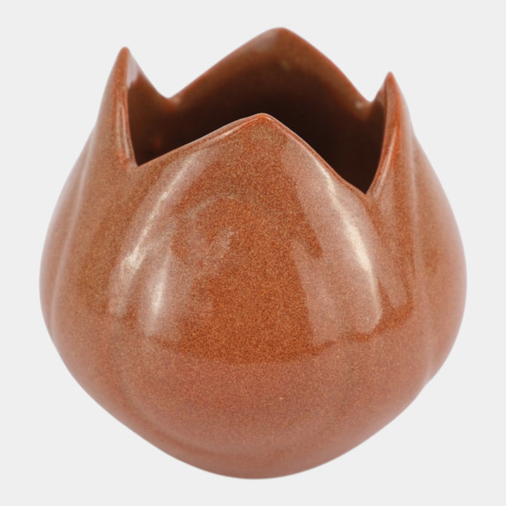 Van Briggle Gold Ore Glaze 1956 Vintage Art Pottery Ceramic Tulip Vase