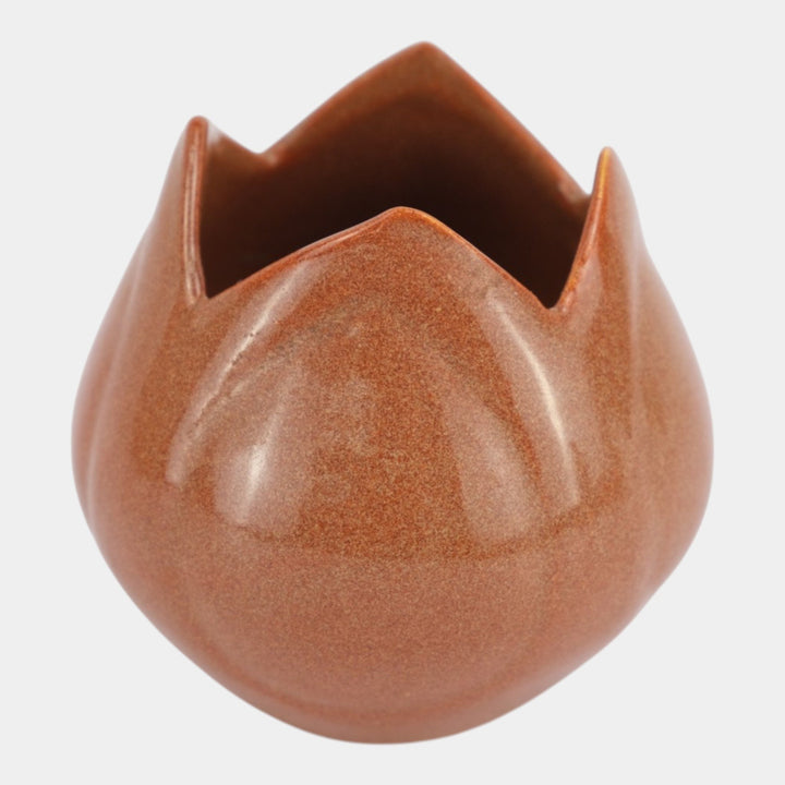 Van Briggle Gold Ore Glaze 1956 Vintage Art Pottery Ceramic Tulip Vase