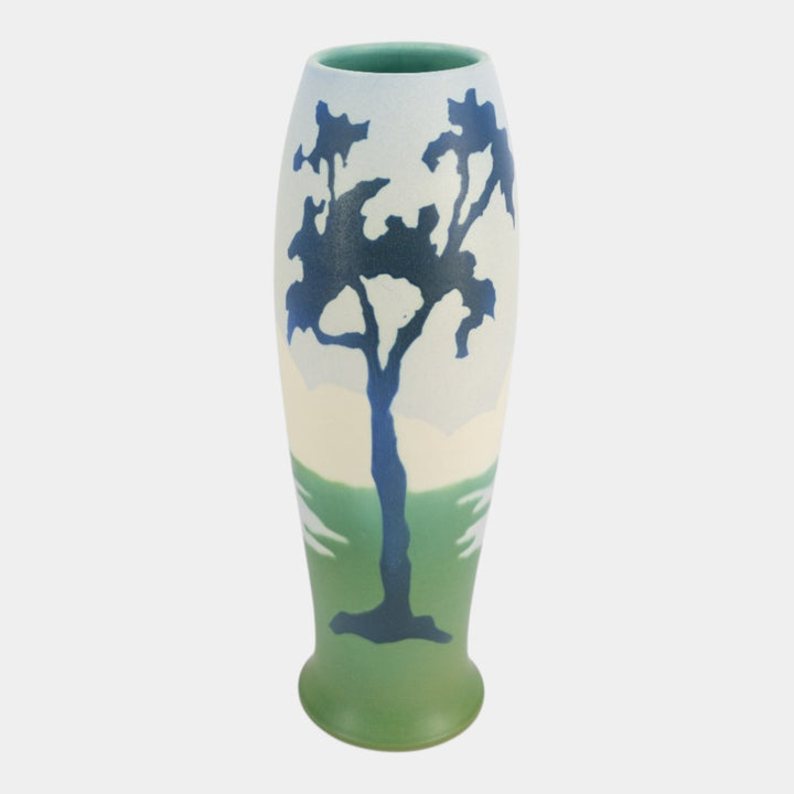 Ephraim Faience Pot Of The Week Art Pottery Scenic Fair Day Tableau Vase