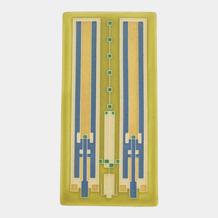 Motawi Tileworks Frank Lloyd Wright's Avery Coonley Rug Geometric Pottery Tile
