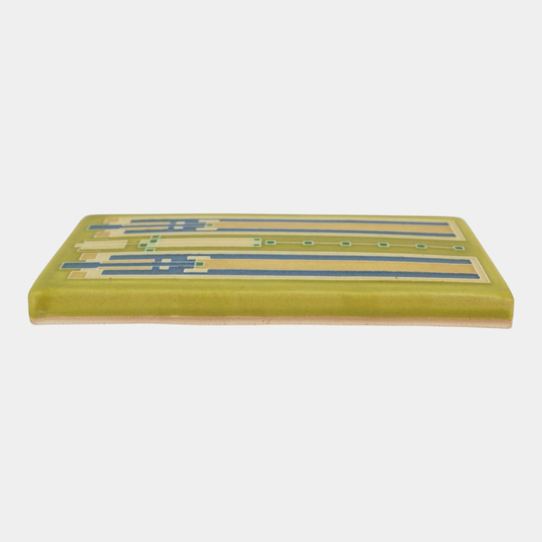 Motawi Tileworks Frank Lloyd Wright's Avery Coonley Rug Geometric Pottery Tile