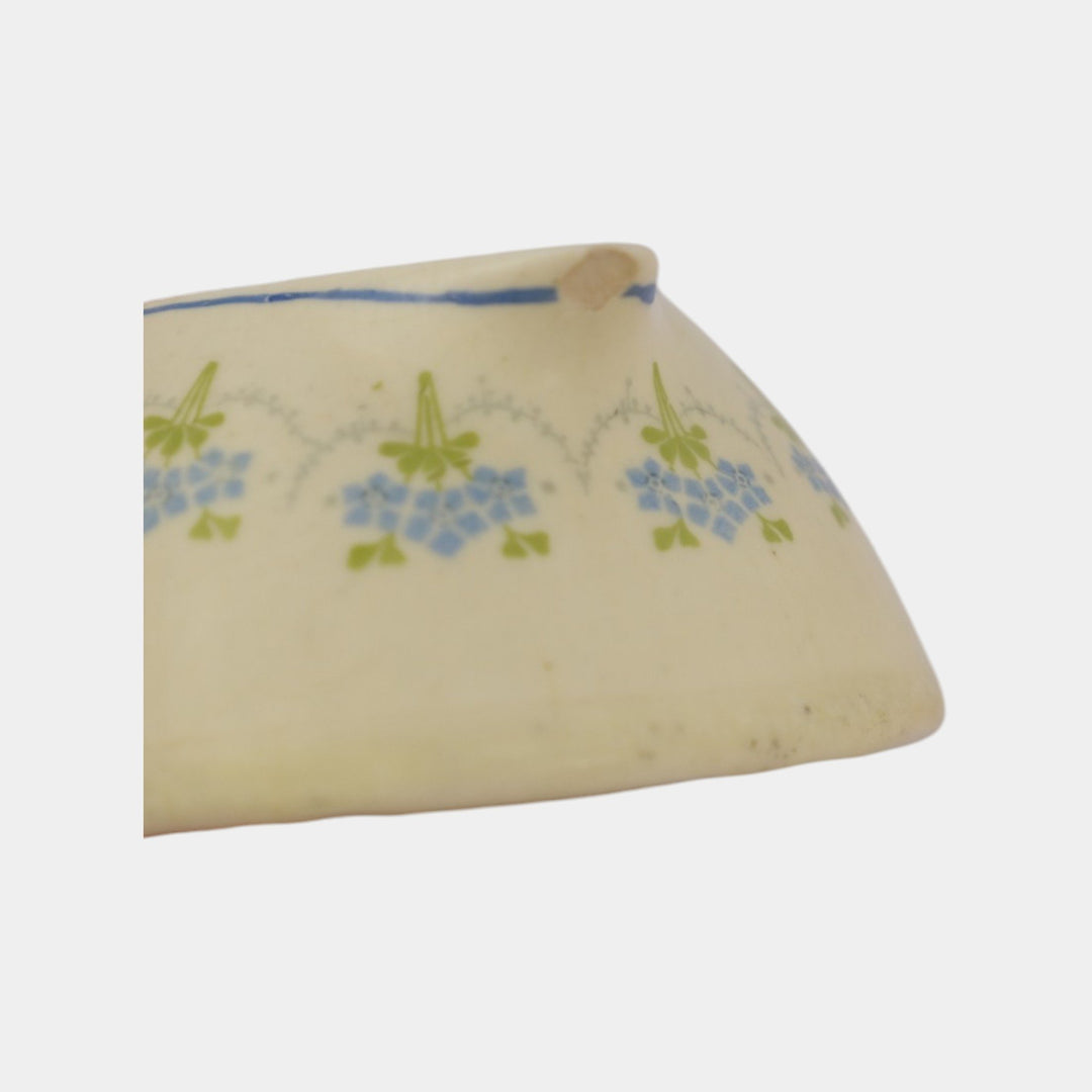 Roseville Creamware 1910 Pottery Forget Me Not Decorated Teapot Sugar Creamer