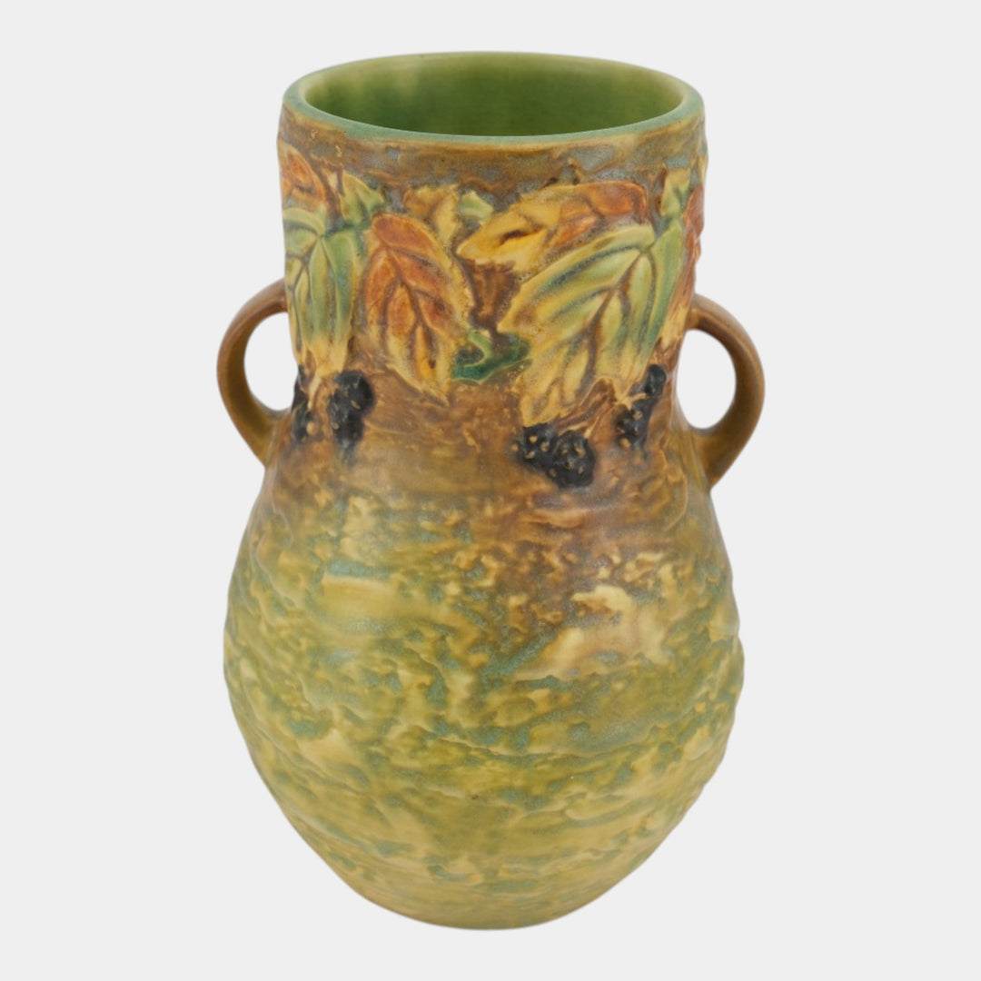 Roseville Blackberry 1932 Vintage Art Pottery Ceramic Vase 575-8