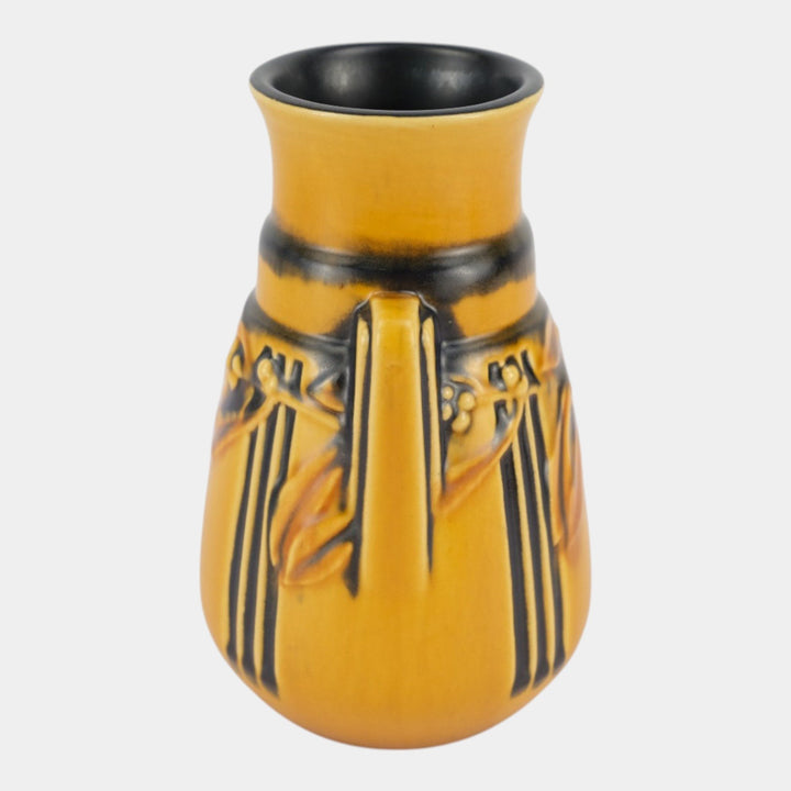 Roseville Laurel Yellow 1934 Vintage Art Pottery Flower Vase 667-6