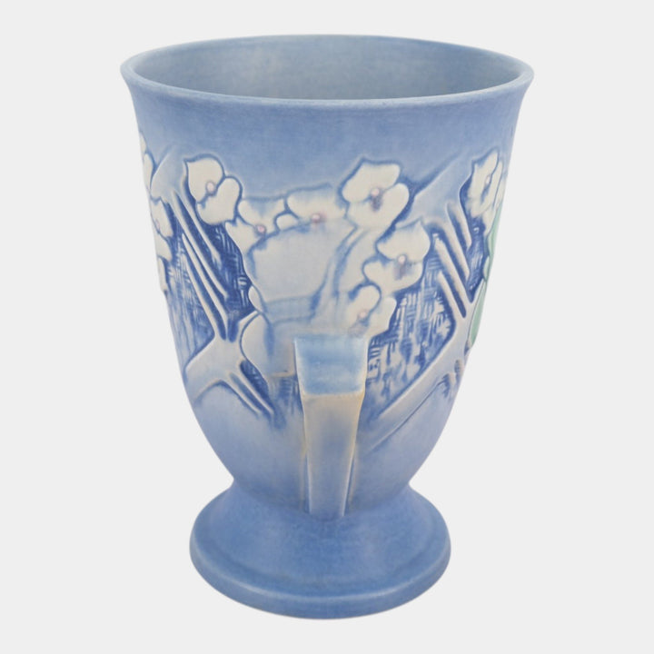 Roseville Clemana Blue 1936 Vintage Art Pottery Ceramic Vase 753-8