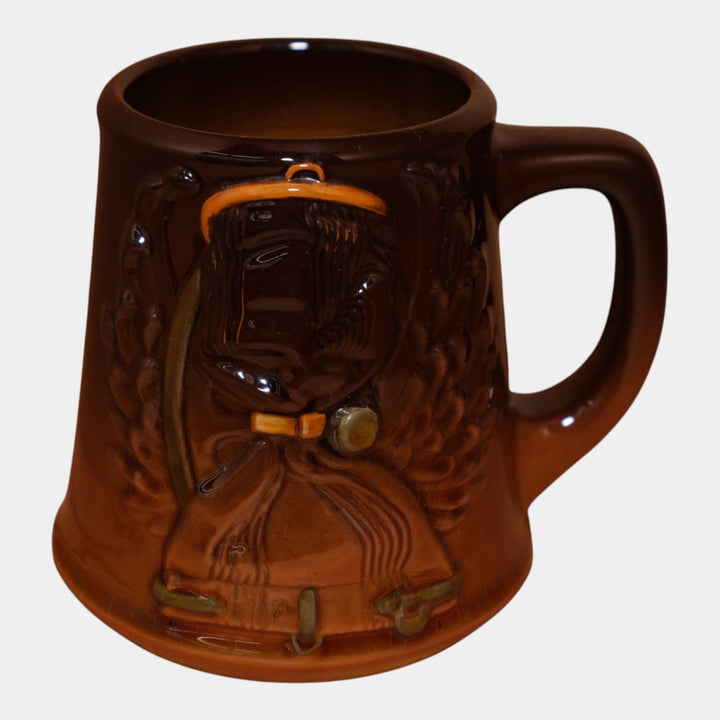 Rookwood 1905 Antique Art Pottery Railway Mail Service Complimentary Mug Coyne