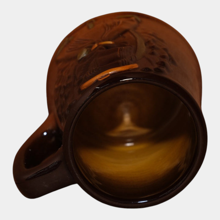 Rookwood 1905 Antique Art Pottery Railway Mail Service Complimentary Mug Coyne