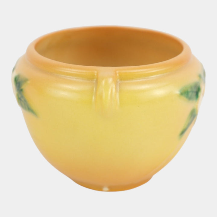 Roseville Pottery Mock Orange Yellow 1950 Mid Century Jardiniere Planter 900-4