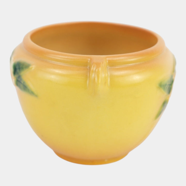 Roseville Pottery Mock Orange Yellow 1950 Mid Century Jardiniere Planter 900-4