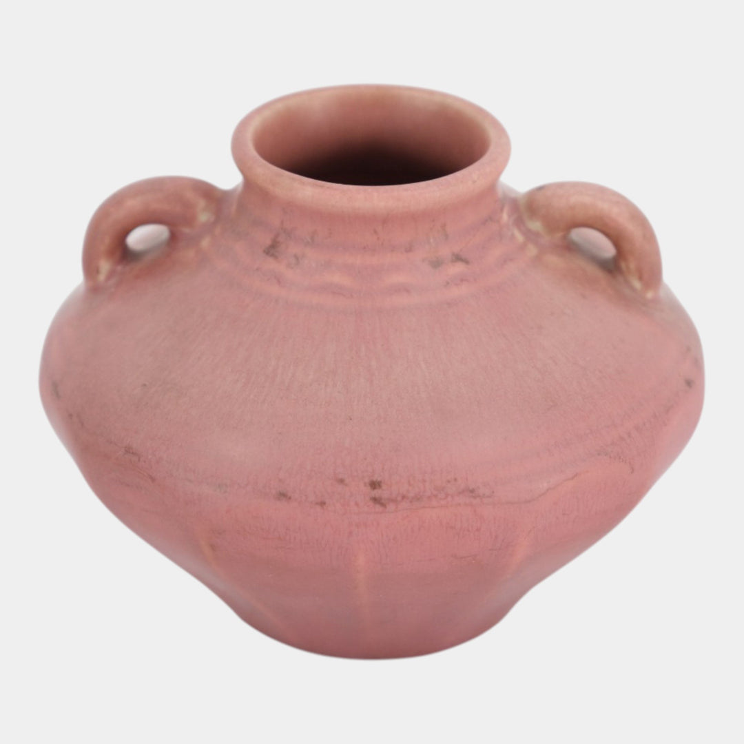 Rookwood 1930 Vintage Arts And Crafts Pottery Pink Ceramic Vase 6103