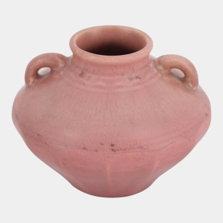 Rookwood 1930 Vintage Arts And Crafts Pottery Pink Ceramic Vase 6103