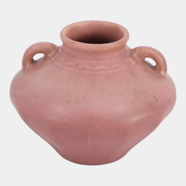 Rookwood 1930 Vintage Arts And Crafts Pottery Pink Ceramic Vase 6103