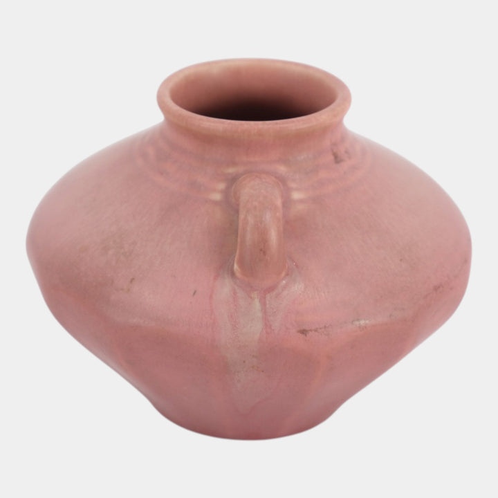 Rookwood 1930 Vintage Arts And Crafts Pottery Pink Ceramic Vase 6103