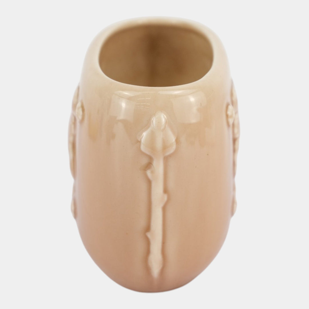 Rookwood 1946 Vintage Mid Century Modern Pottery Brown Ceramic Lamb Vase 6957