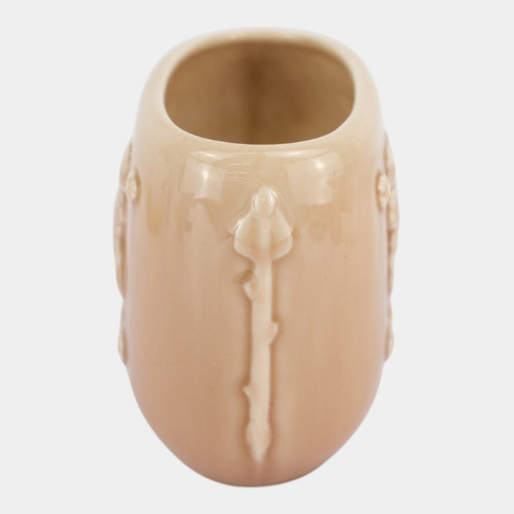 Rookwood 1946 Vintage Mid Century Modern Pottery Brown Ceramic Lamb Vase 6957