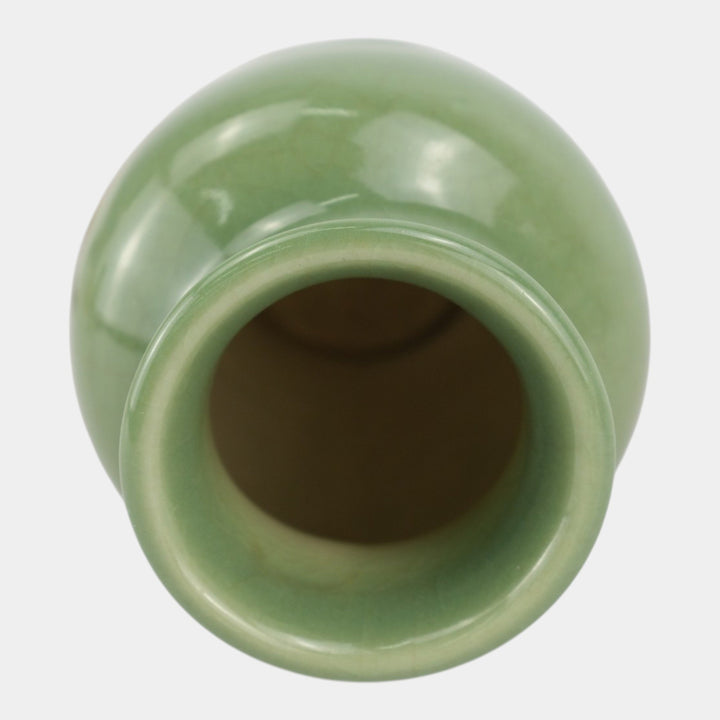 Rookwood 1944 Vintage Mid Century Modern Pottery Green Ceramic Vase 6767