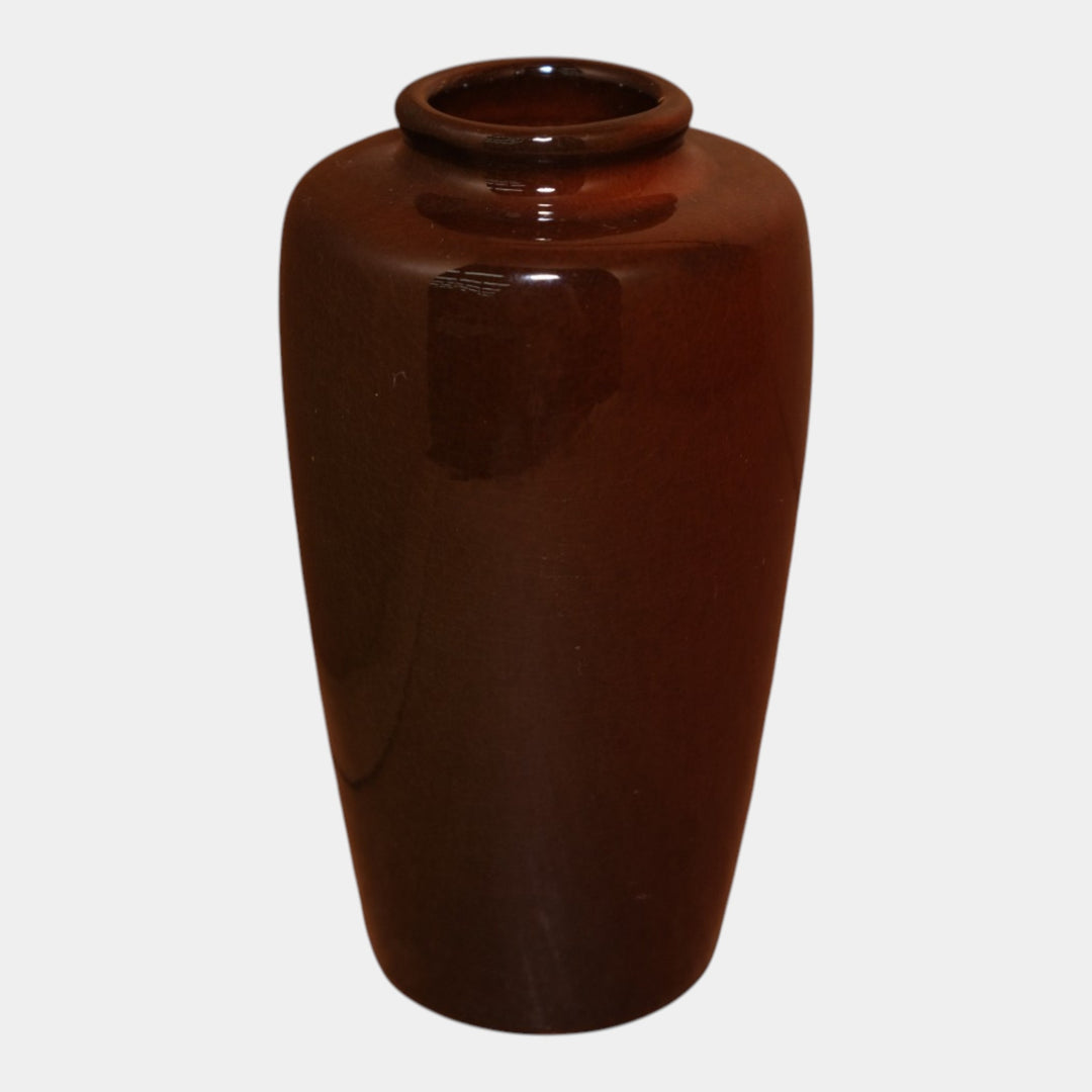 Weller Louwelsa 1900s Vintage Art Pottery Brown Ceramic Flower Vase