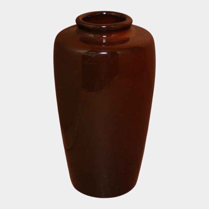Weller Louwelsa 1900s Vintage Art Pottery Brown Ceramic Flower Vase