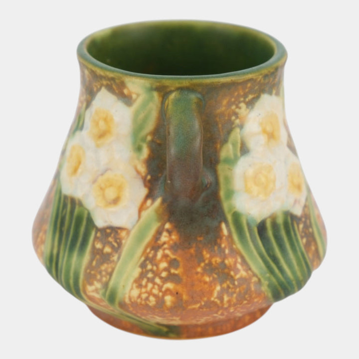 Roseville Jonquil 1931 Vintage Arts And Crafts Ceramic Flower Vase 539-4
