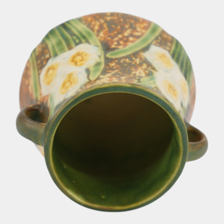 Roseville Jonquil 1931 Vintage Arts And Crafts Ceramic Flower Vase 539-4
