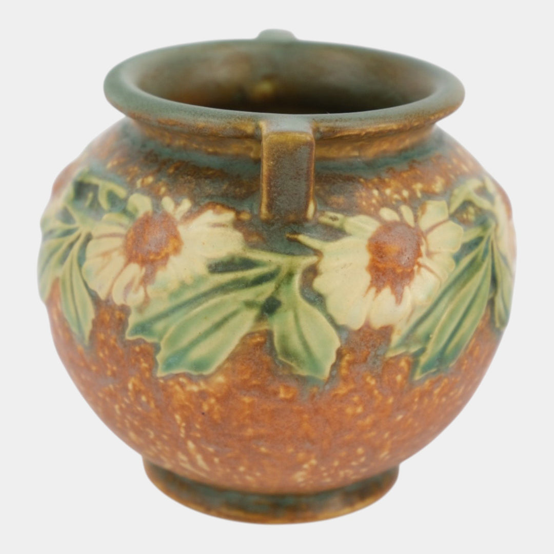 Roseville Dahlrose 1928 Arts & Crafts Pottery Ceramic Jardiniere 614-4