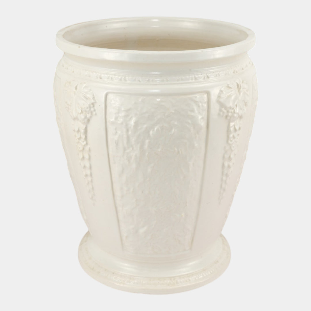 Roseville Florentine Ivory 1933 Vintage Art Pottery Ceramic Sand Jar 764-14