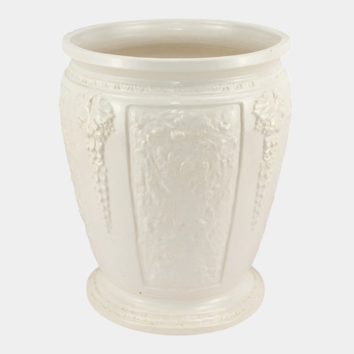 Roseville Florentine Ivory 1933 Vintage Art Pottery Ceramic Sand Jar 764-14