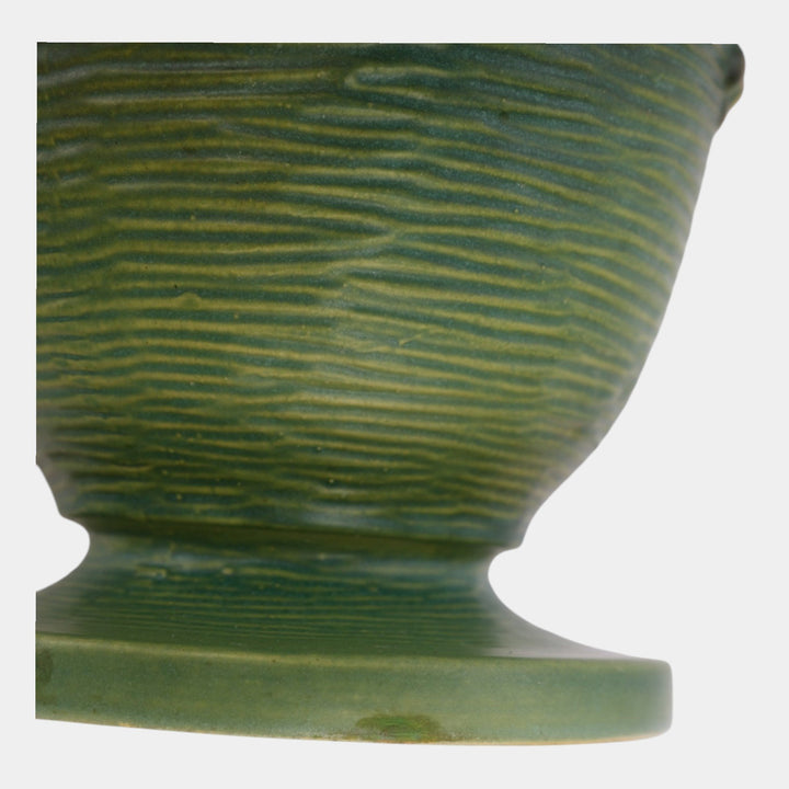 Roseville Bushberry Green 1941 Vintage Art Pottery Ceramic Floor Vase 41-18