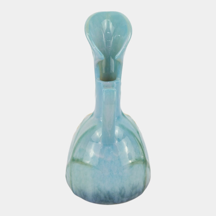 Roseville Wincraft Blue 1948 Mid Century Modern Pottery Ceramic Ewer 216-8