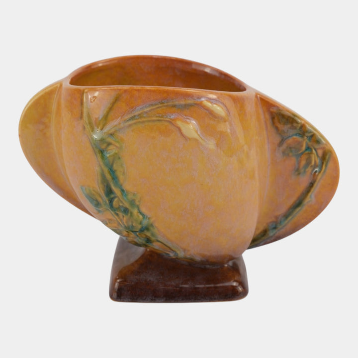 Roseville Wincraft Orange 1948 Mid Century Modern Pottery Ceramic Vase 241-6
