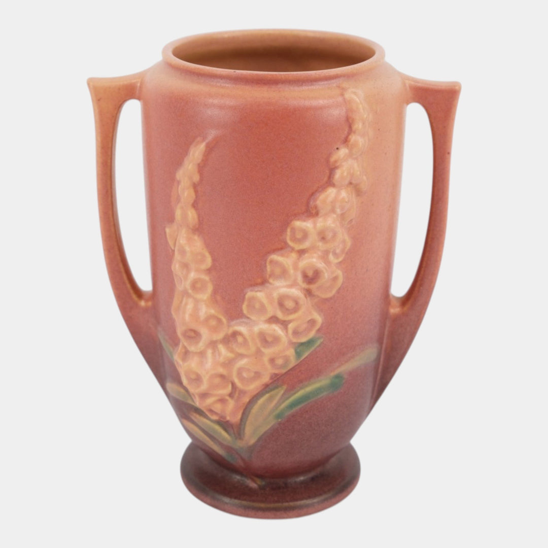 Rosville Foxglove Pink 1942 Mid Century Modern Pottery Ceramic Vase 45-7