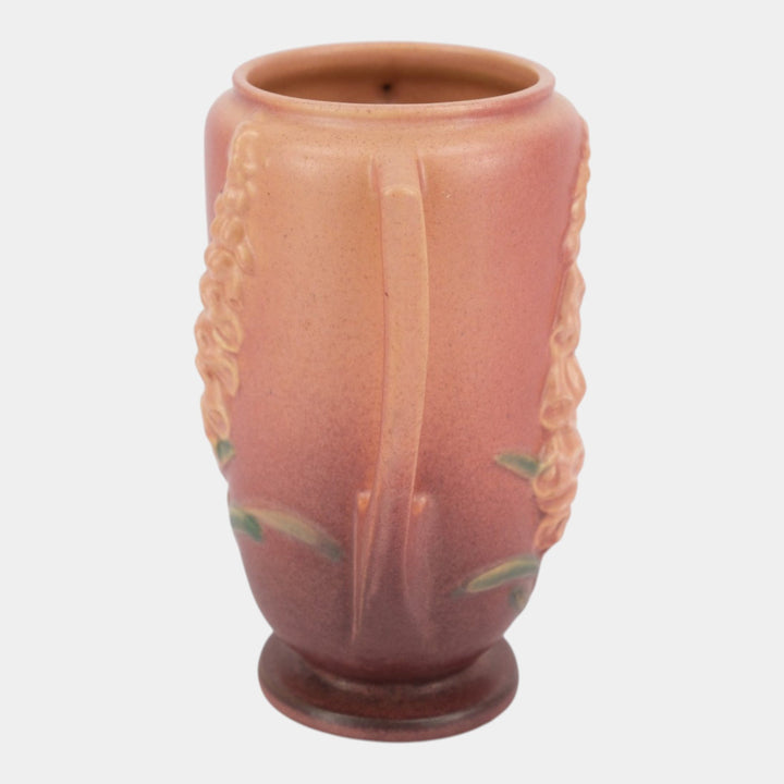 Rosville Foxglove Pink 1942 Mid Century Modern Pottery Ceramic Vase 45-7