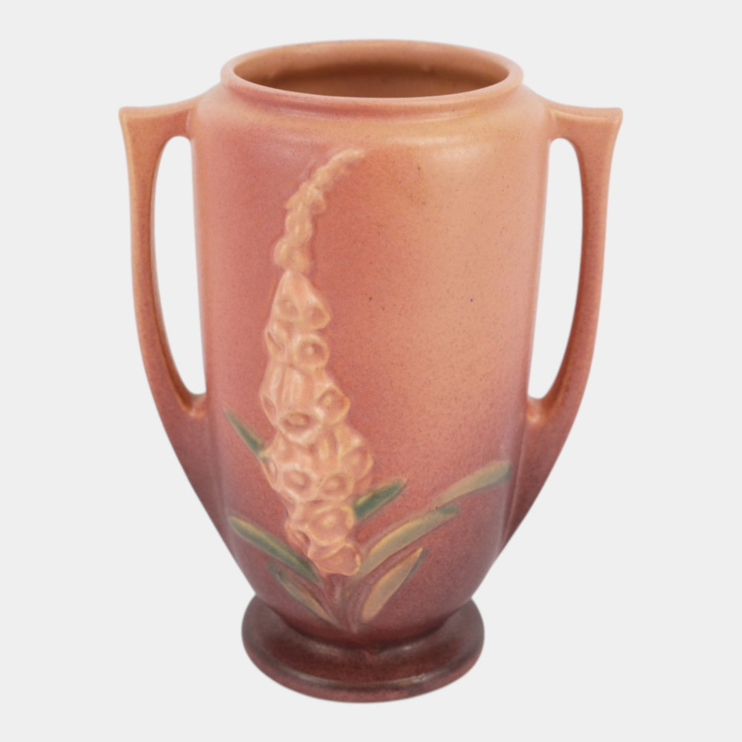 Rosville Foxglove Pink 1942 Mid Century Modern Pottery Ceramic Vase 45-7