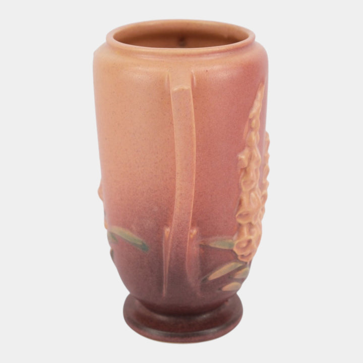 Rosville Foxglove Pink 1942 Mid Century Modern Pottery Ceramic Vase 45-7