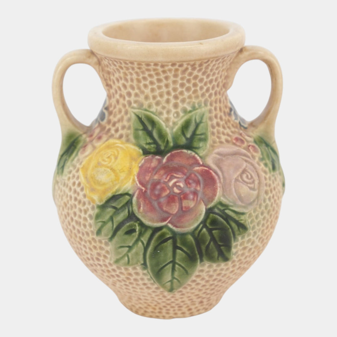Roseville Rozane 1917 Pink Tint Vintage Art Pottery Ceramic Vase 110-6