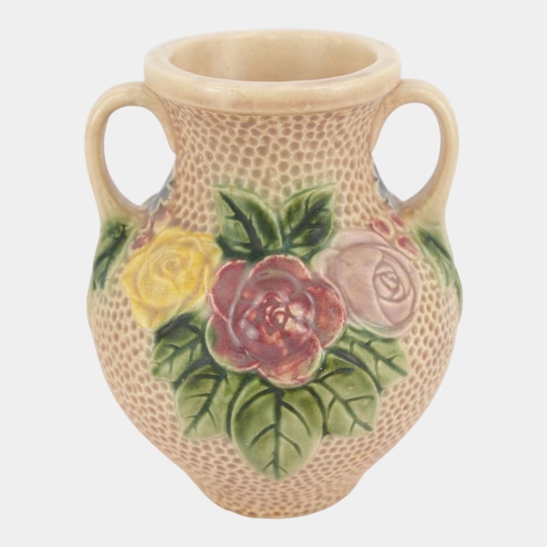 Roseville Rozane 1917 Pink Tint Vintage Art Pottery Ceramic Vase 110-6