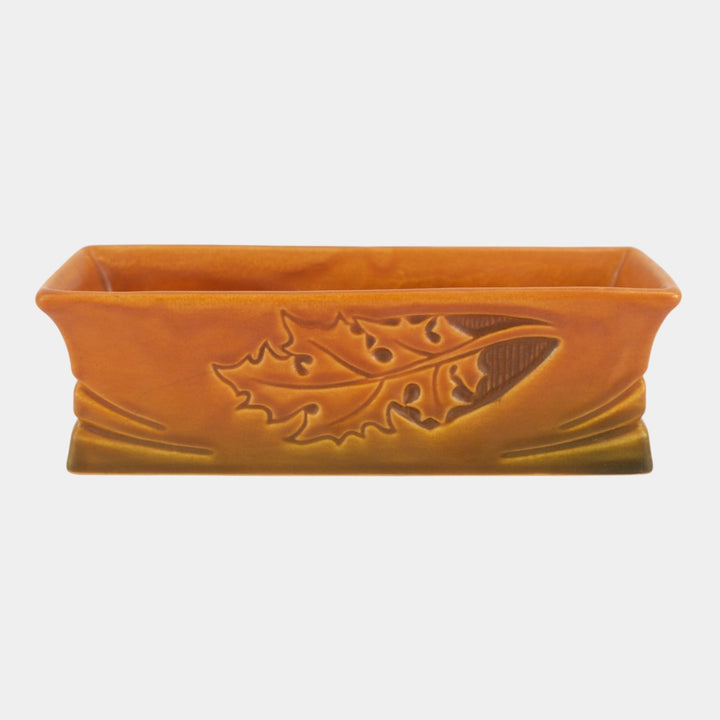 Roseville Silhouette Russet 1950 Mid Century Modern Window Box Planter 768-8