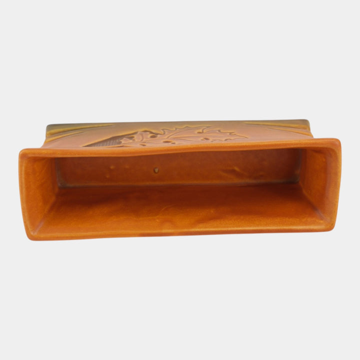 Roseville Silhouette Russet 1950 Mid Century Modern Window Box Planter 768-8
