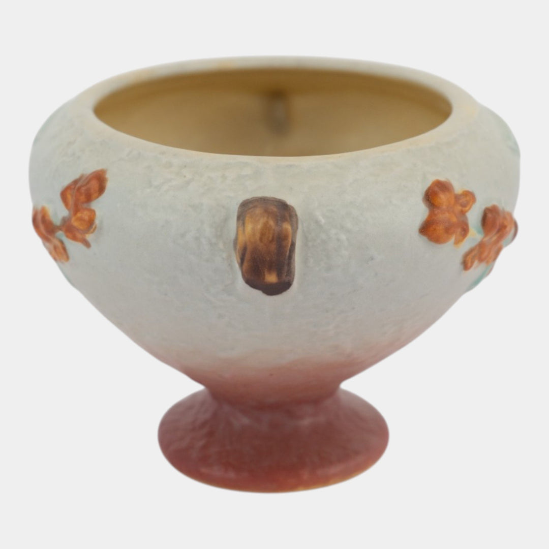 Roseville Bittersweet Gray 1951 Mid Century Modern Ceramic Vase 863-4