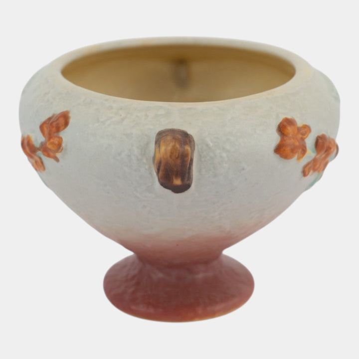 Roseville Bittersweet Gray 1951 Mid Century Modern Ceramic Vase 863-4